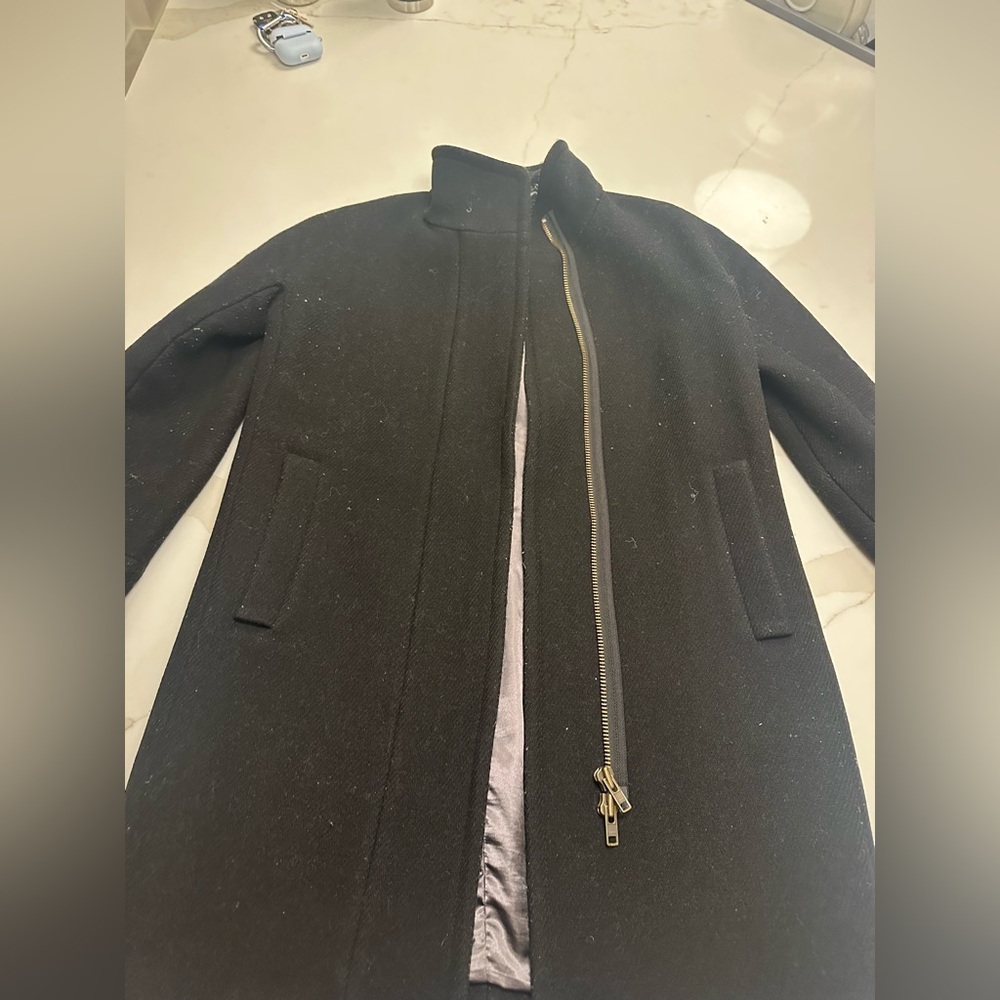 J crew cocoon stadium coat size 2